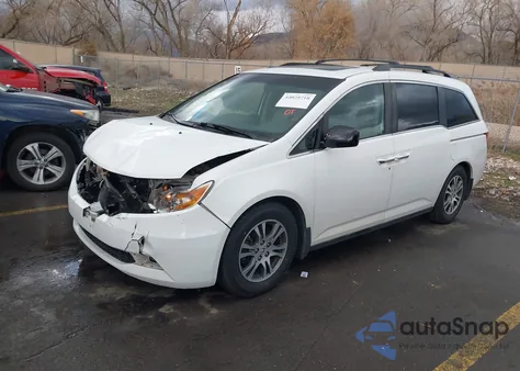 2012 Honda Odyssey Ex-L from USA, damaged, VIN 5FNRL5H67CB111669